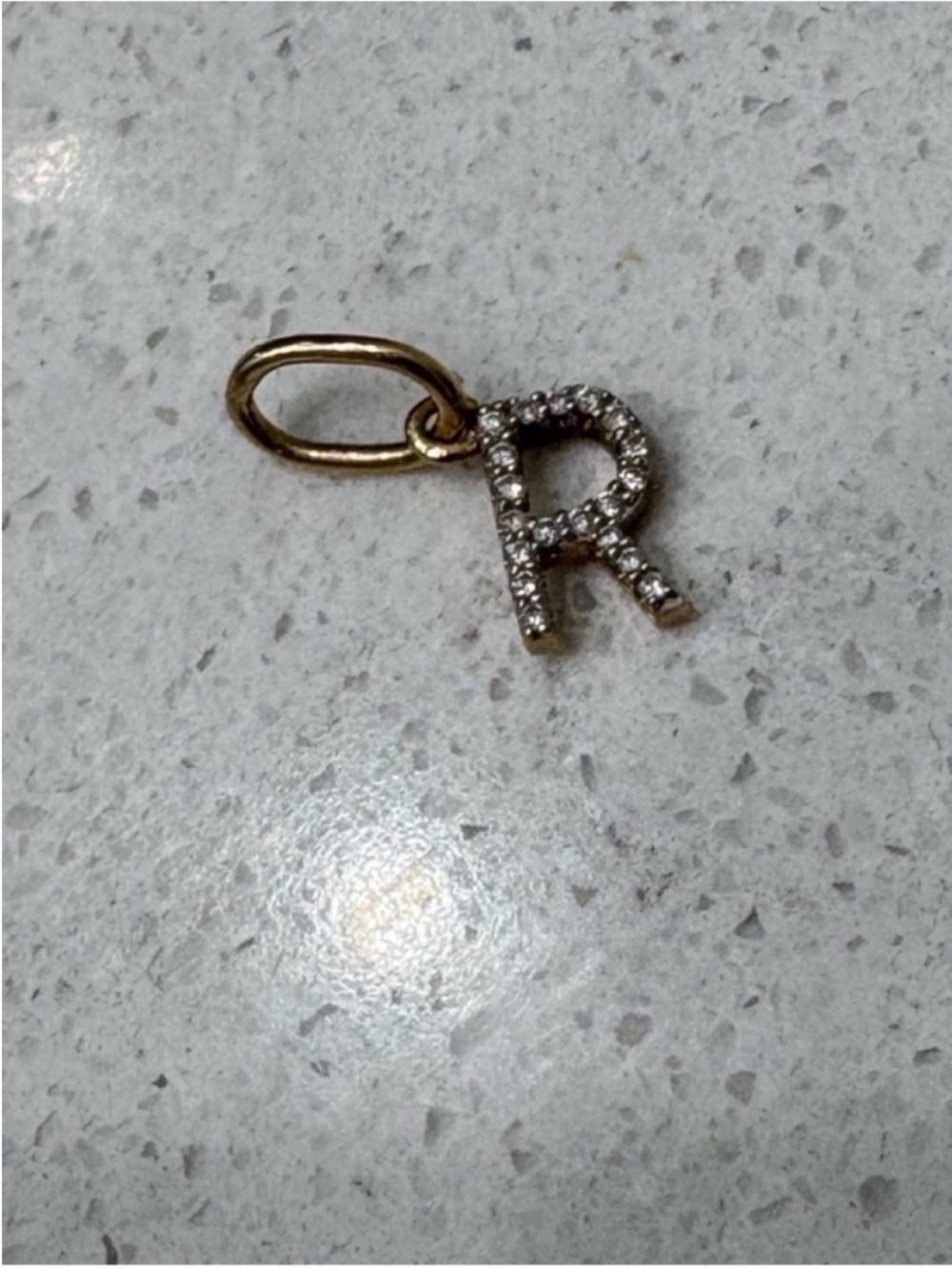 BRUNA THE LABEL LAB-GROWN DIAMOND LETTER CHARM - Picture 5 of 11